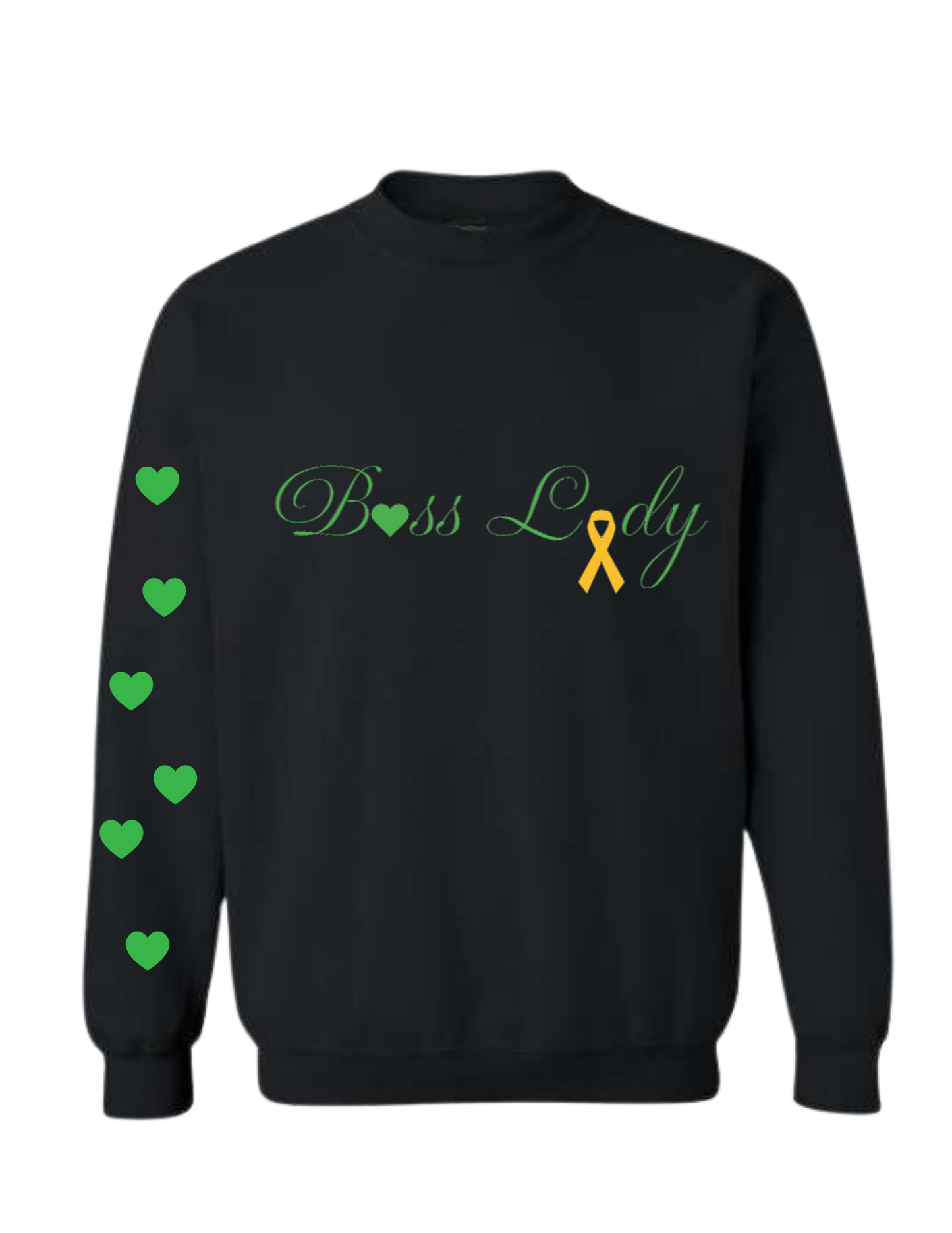 Boss Lady Crewneck Sweatshirt - Black