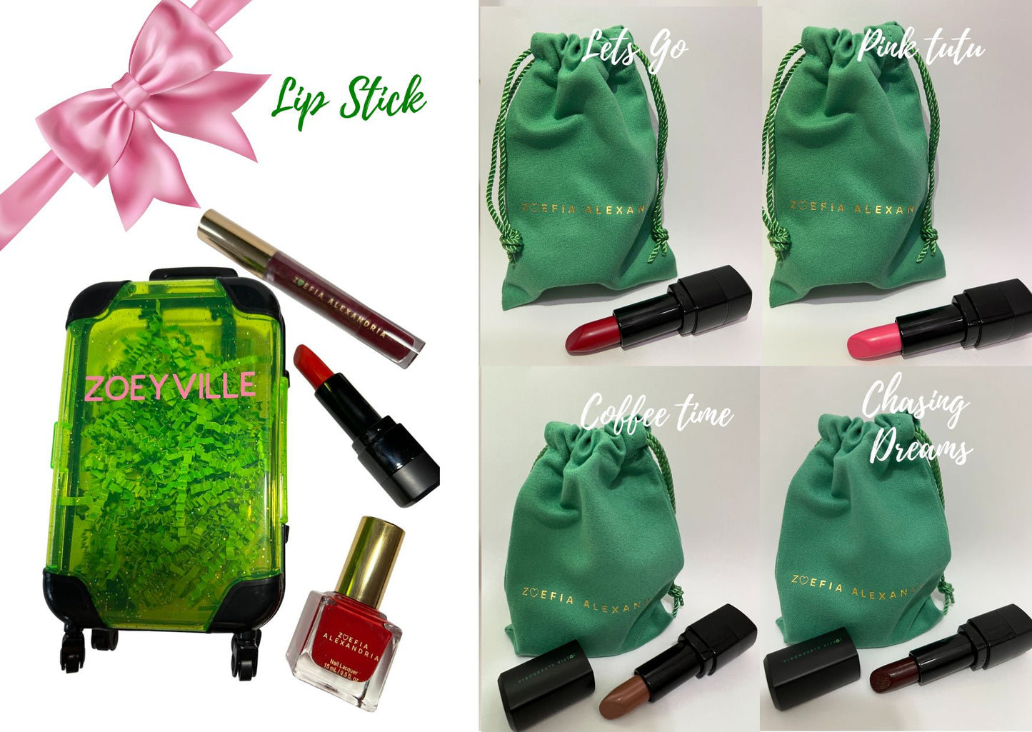 3 Piece Holiday Kit - Pack your own Zoeyville Luggage!
