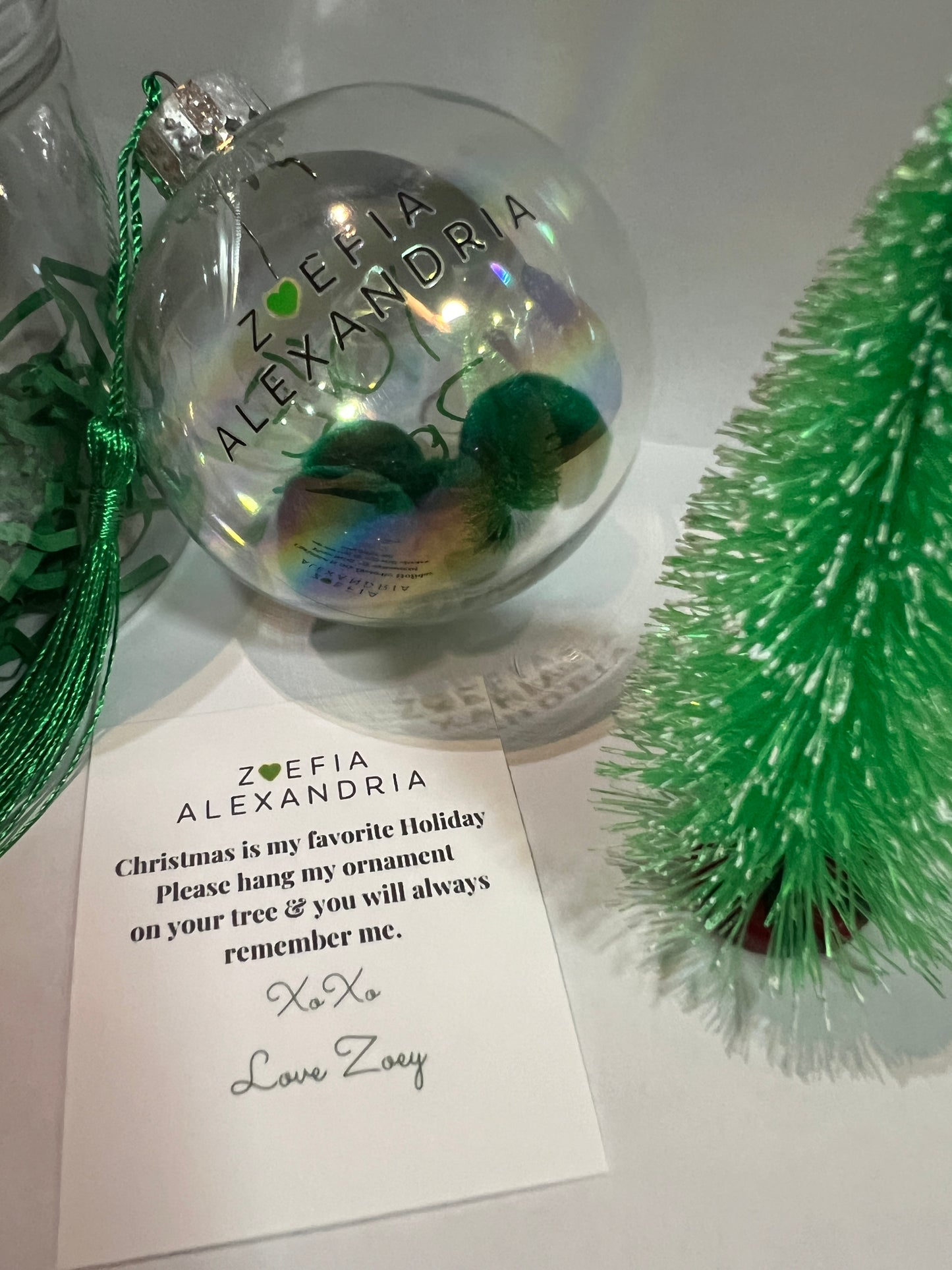 Love Zoey Ornament