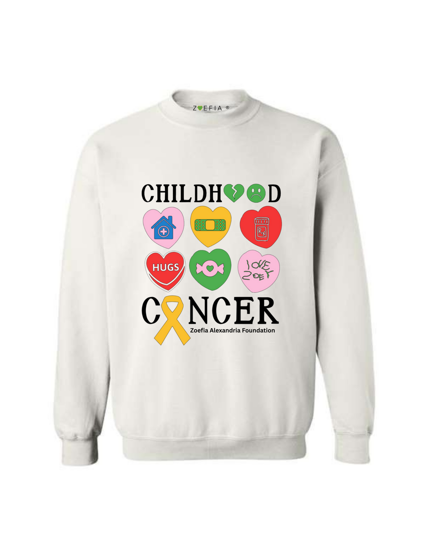 Childhood Cancer Candy Hearts