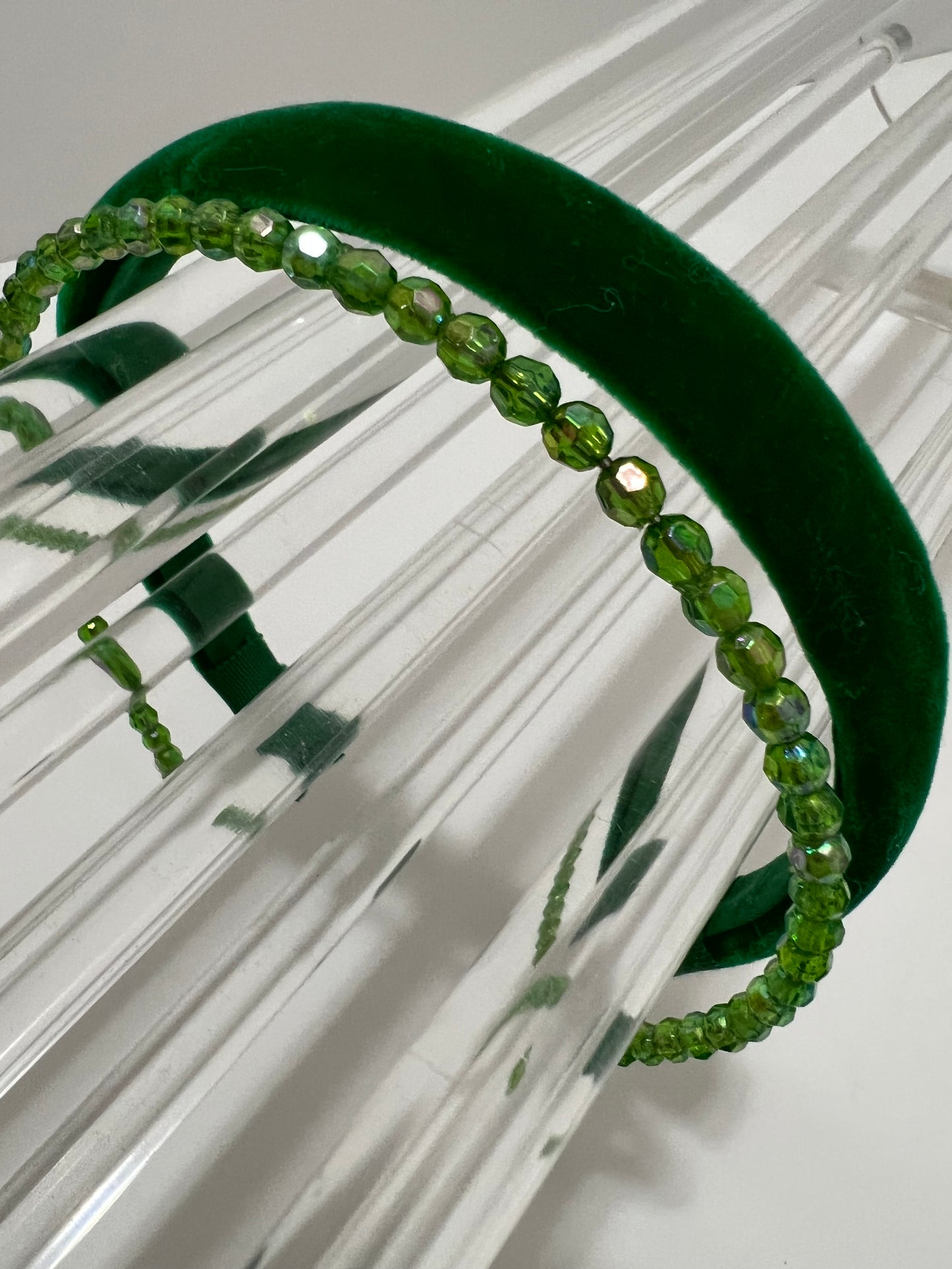Headband - Green Velvet