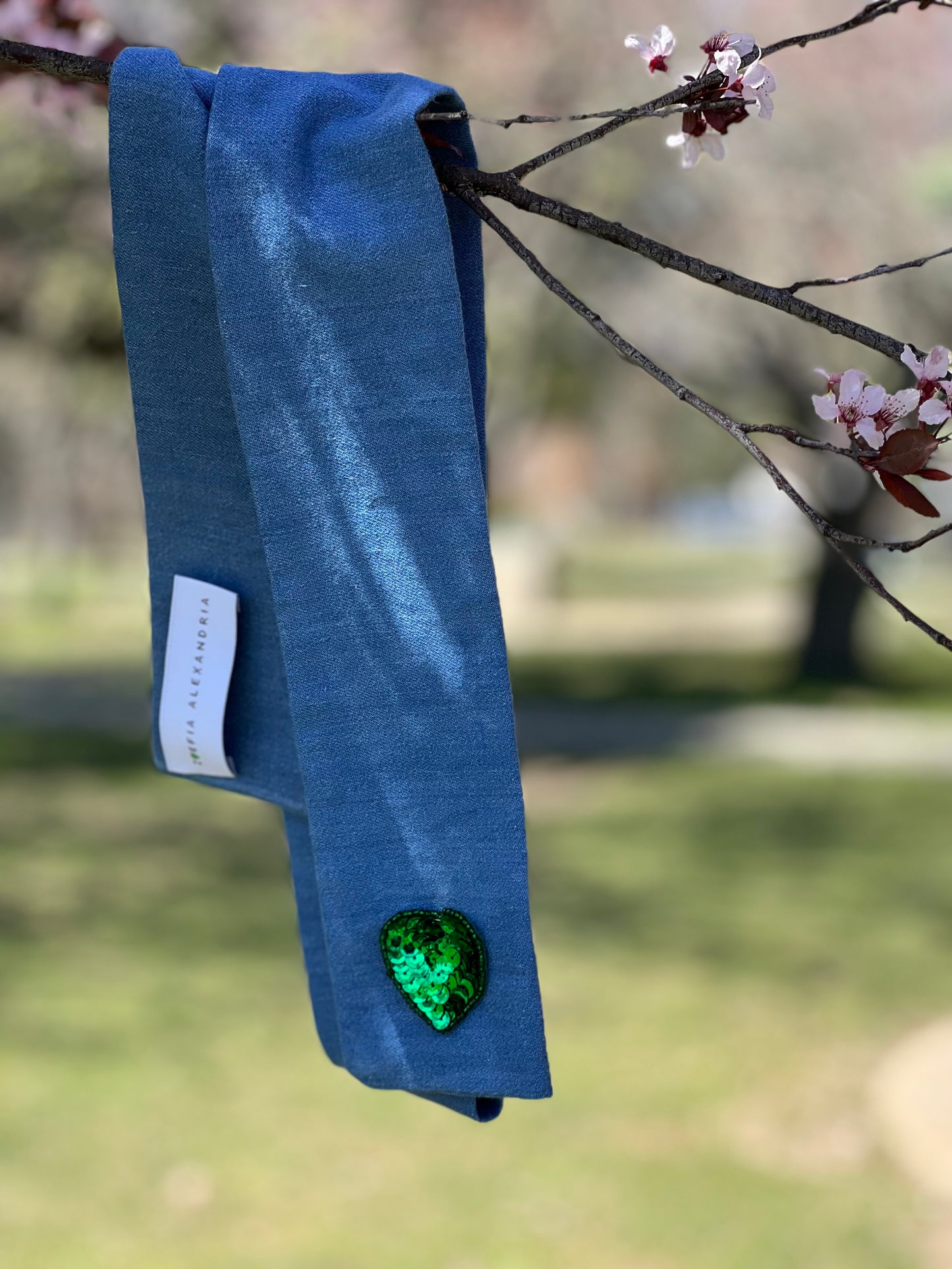 Denim Bandeau - Light Washed