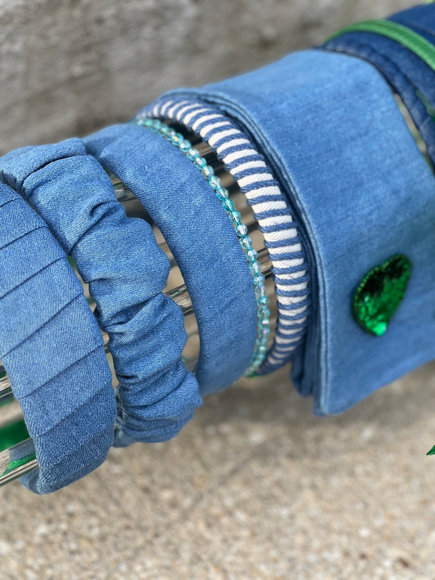 Denim Scrunch - Light Washed