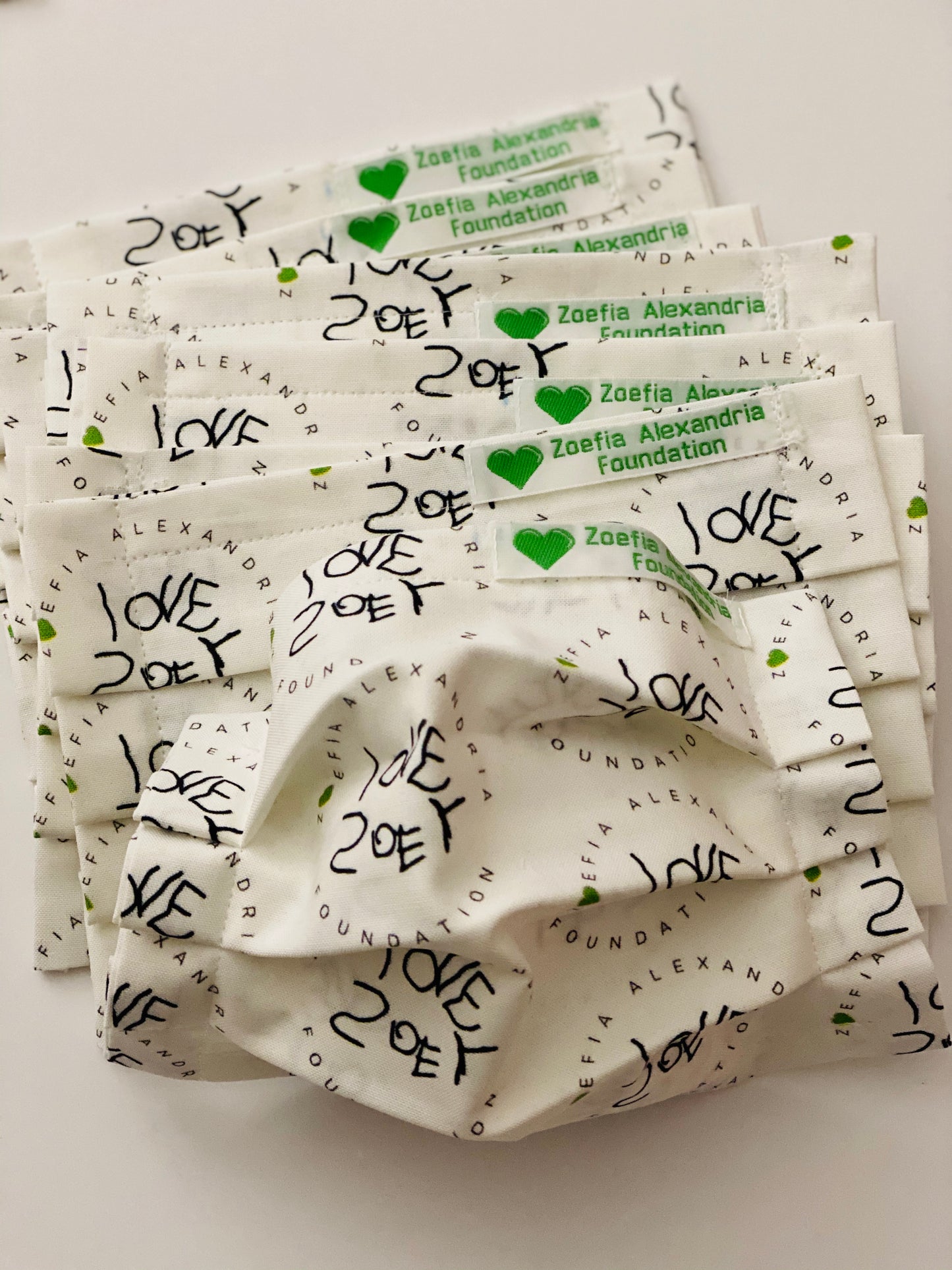 Team Zoefia Signature Fabric - Handmade Mask - Signature Logo
