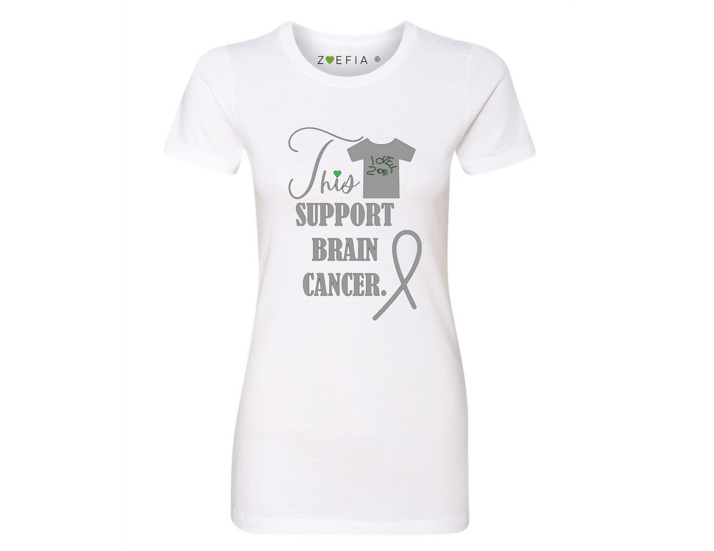 Support Brain Cancer Baby T-Shirt