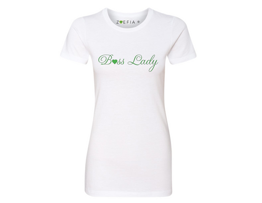 Boss Lady T-Shirt - White