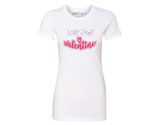 Love Zoey Valentine T-Shirt
