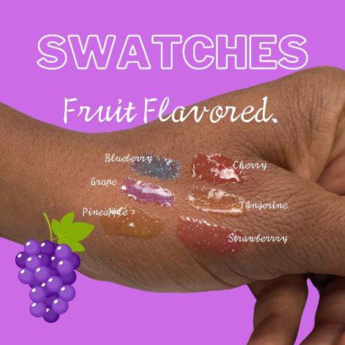 Fruit Flavored Sheer Lip Gloss - Grape