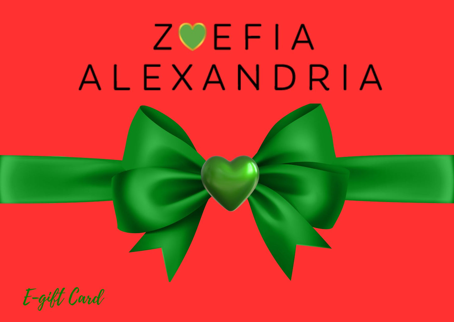 Zoefia Alexandria E-Gift Card