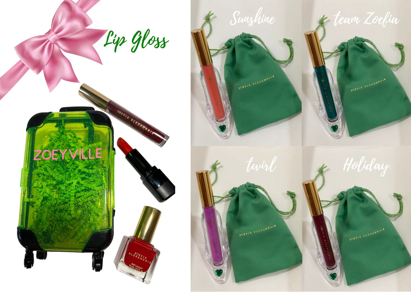 3 Piece Holiday Kit - Pack your own Zoeyville Luggage!