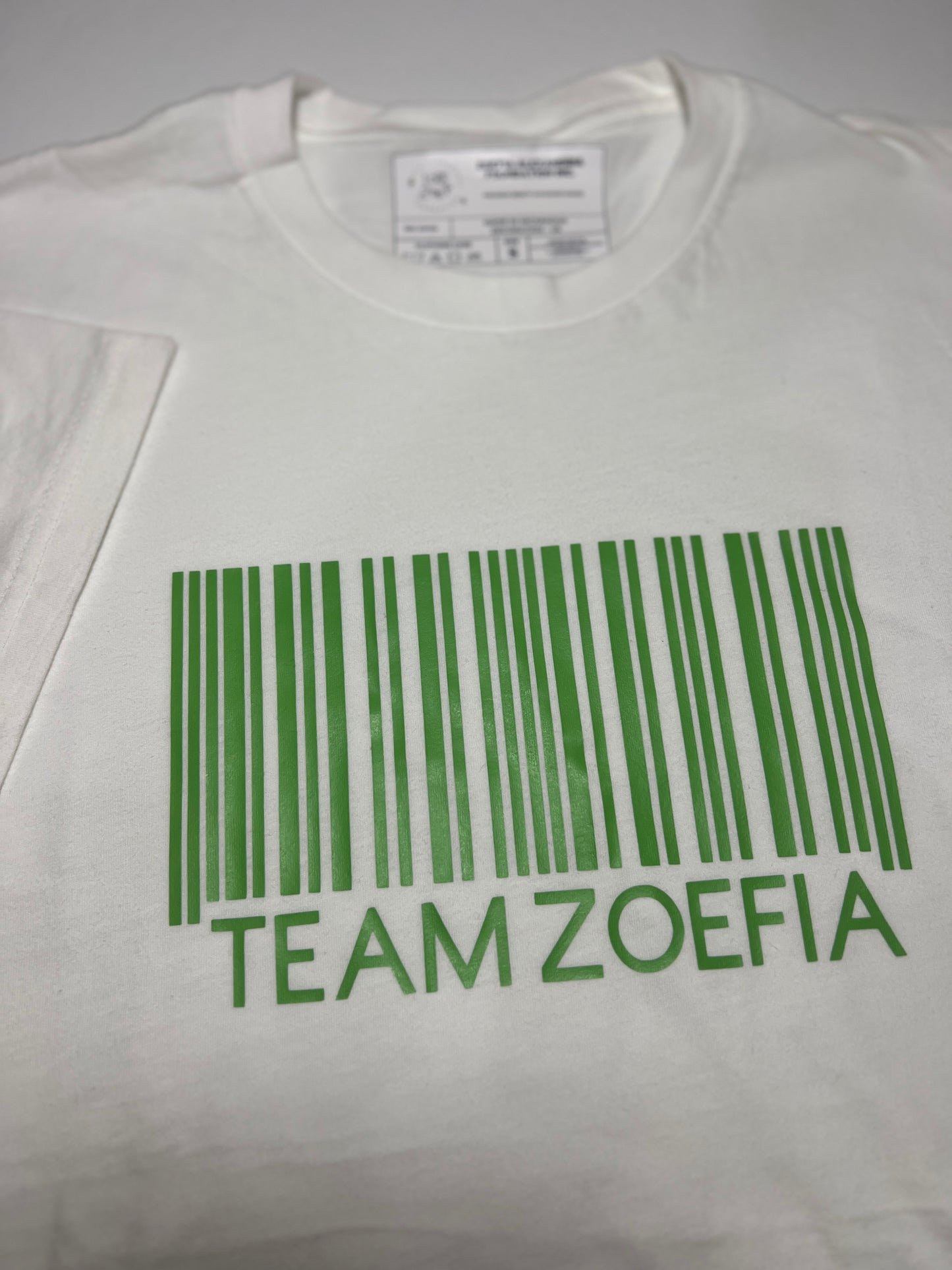 Team Zoefia Barcode T-Shirt