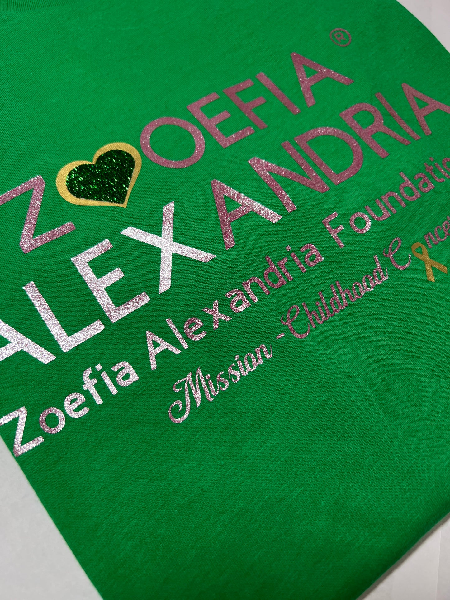 Zoefia Alexandria Signature T-Shirt - Glitter