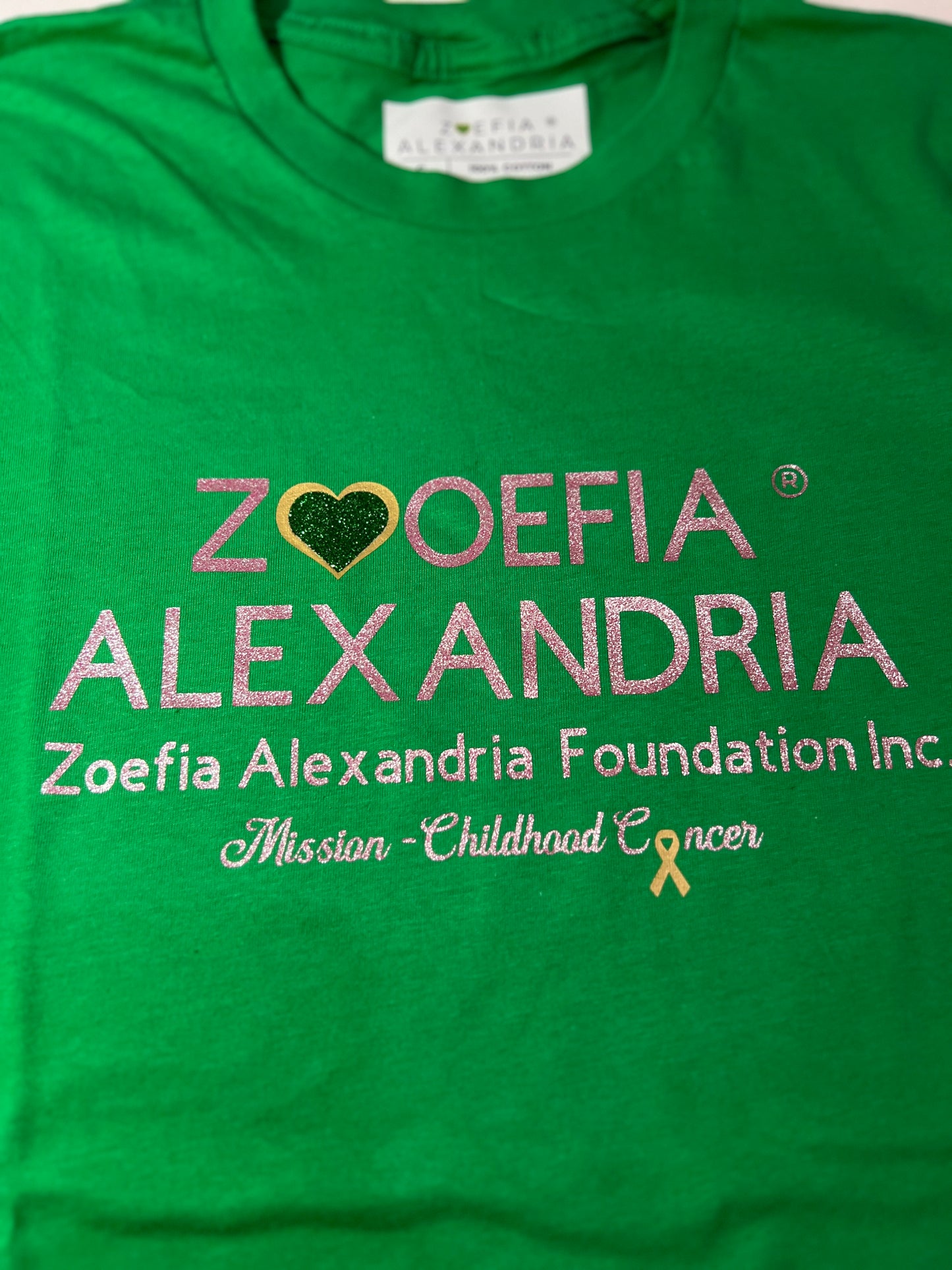 Zoefia Alexandria Signature T-Shirt - Glitter