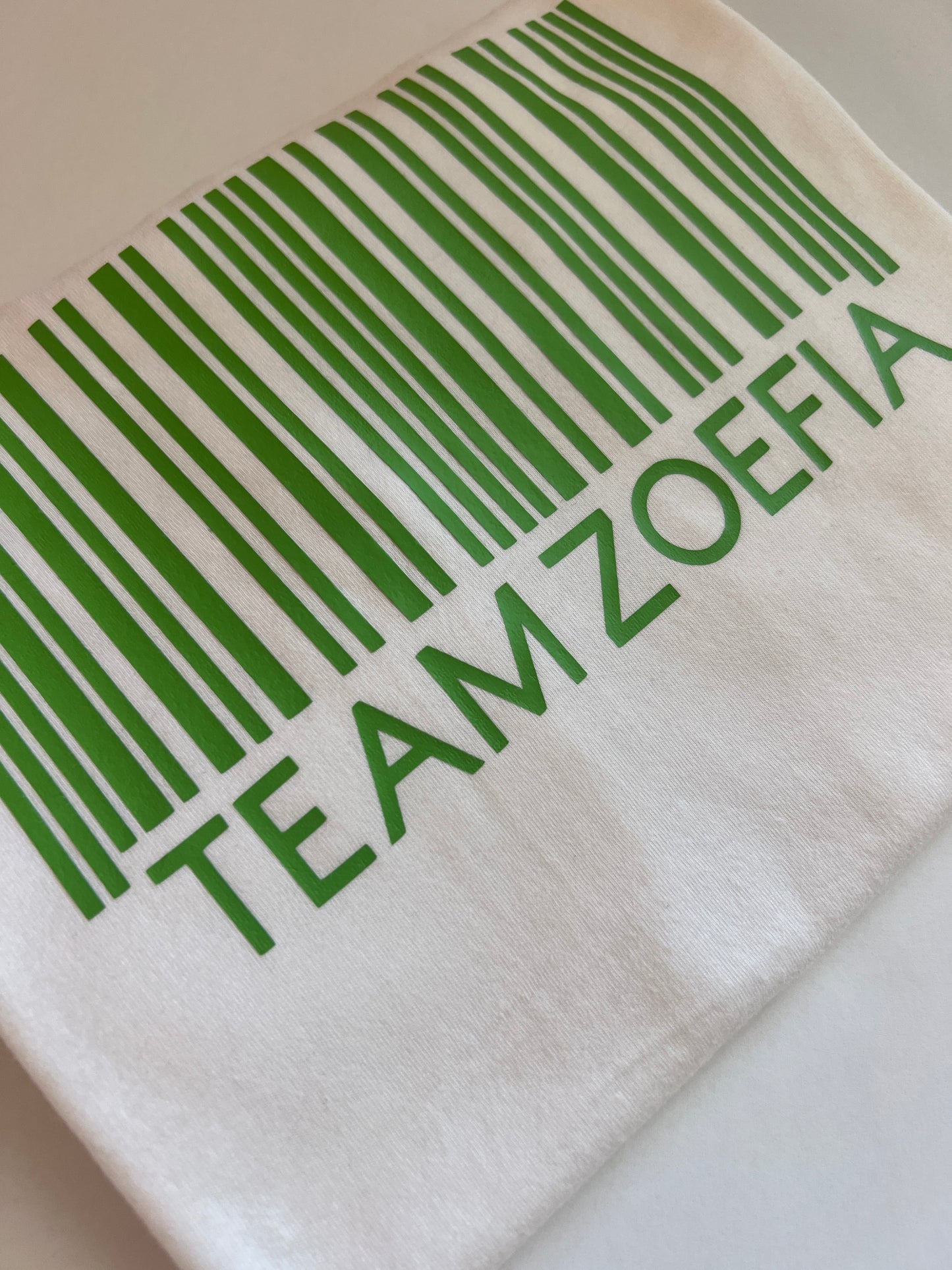 Team Zoefia Barcode T-Shirt