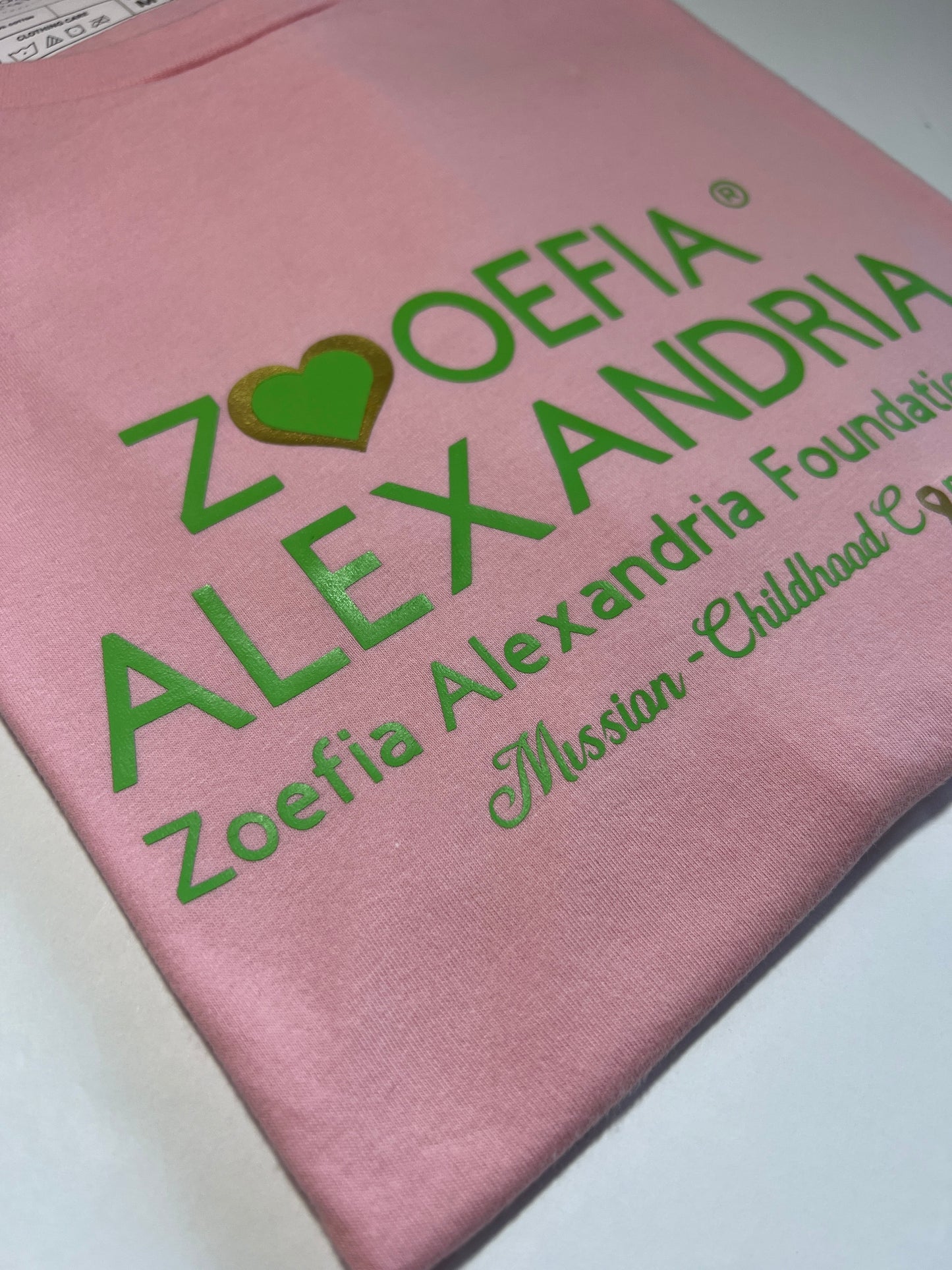 Zoefia Alexandria Signature Hoodie - Cotton Candy Pink