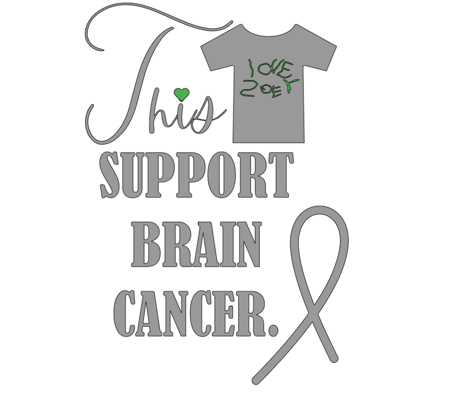 Brain Cancer Crewneck Sweatshirt - Winter White