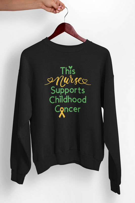 This Nurse Crewneck Sweatshirt - Black