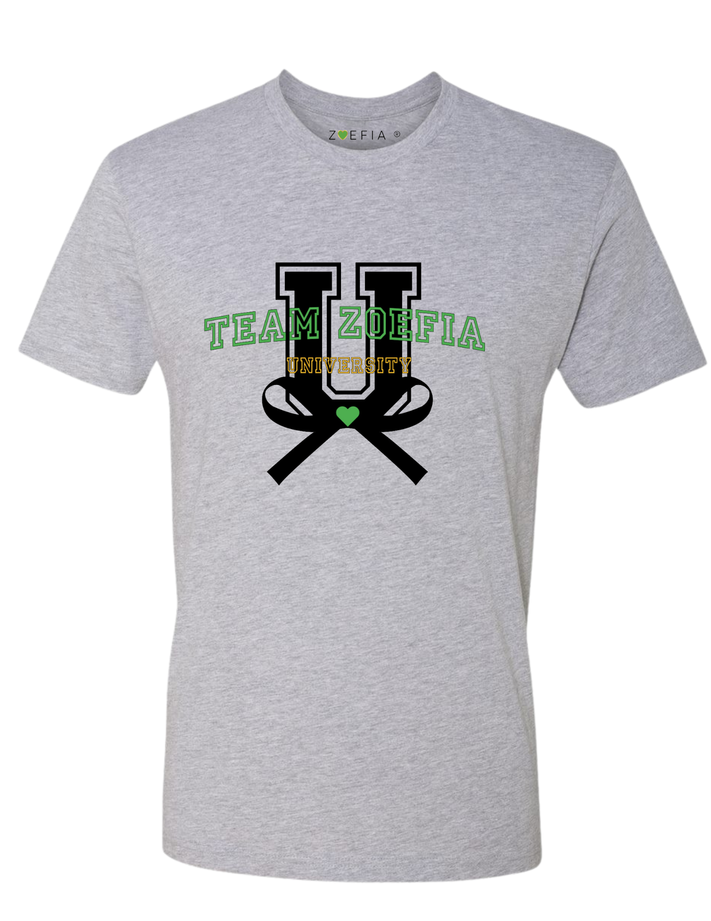 University of Team Zoefia T-Shirt - Gray