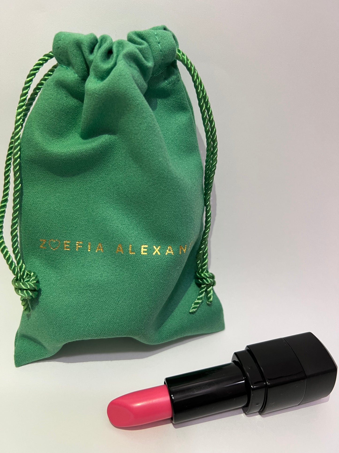 Green Heart Lipstick - Pink Tutu