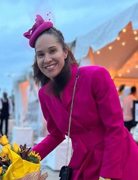 Saphrona - Fascinator - Velvet