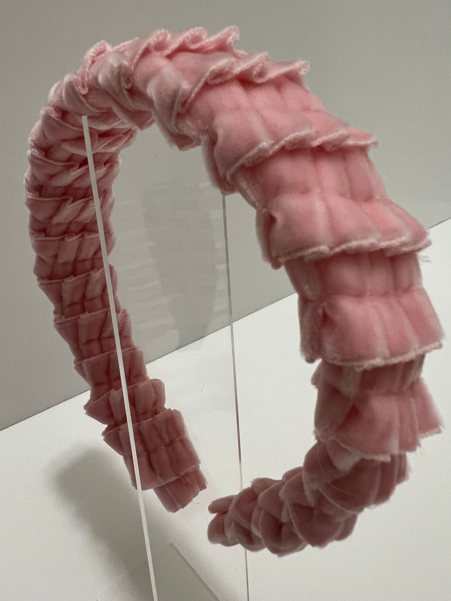 Headband - Pleated Pink