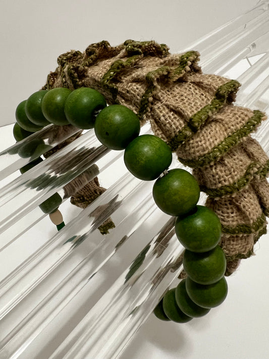 Headband - Green Jute