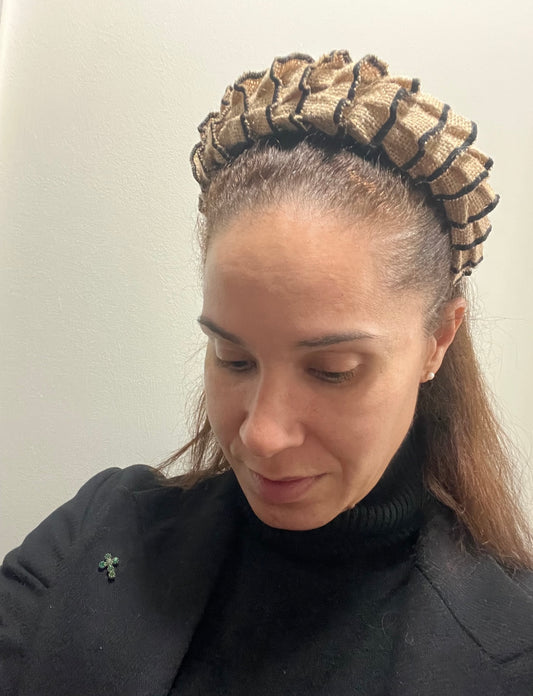 Headband - Black Jute