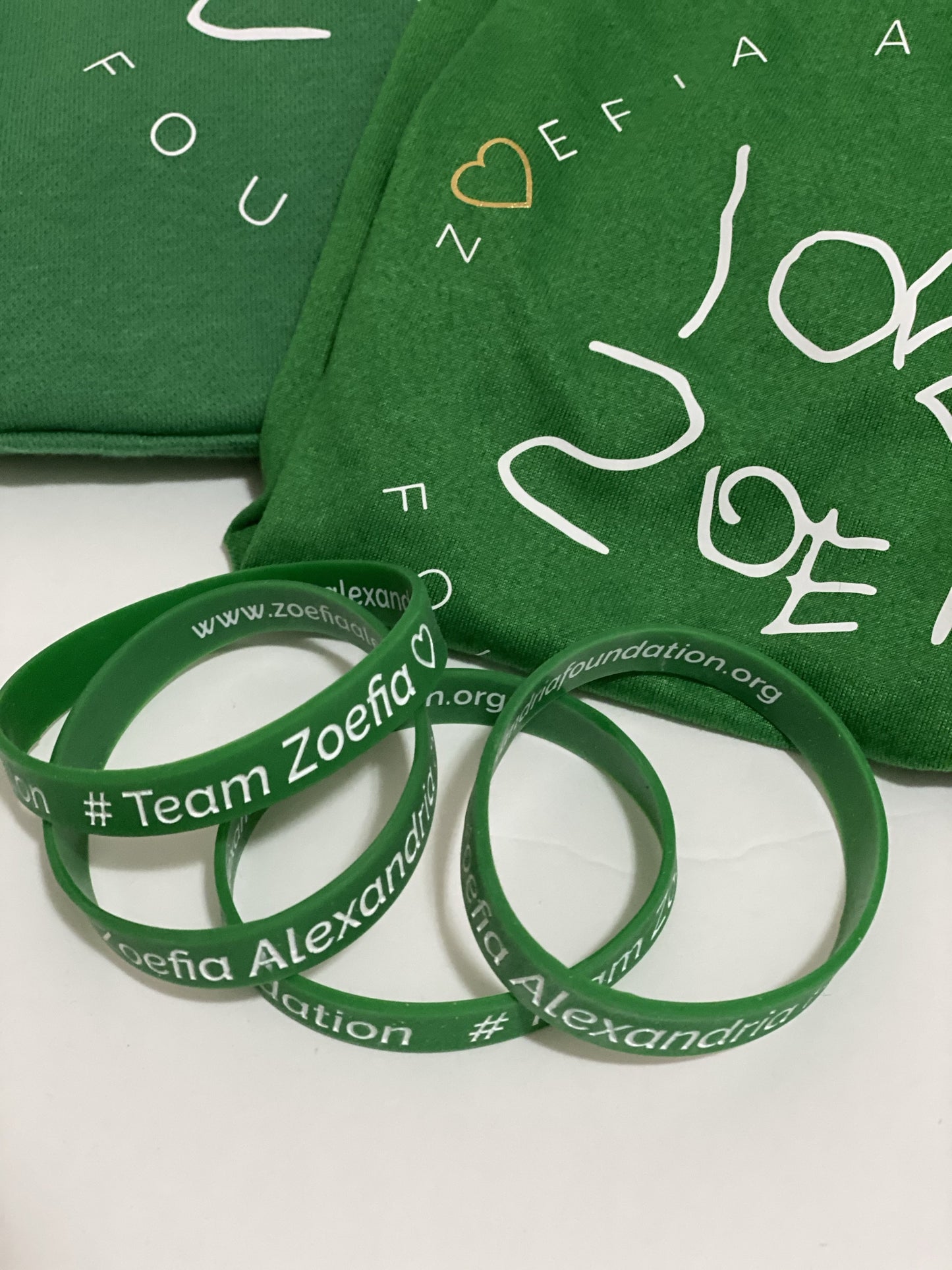 Team Zoefia Wristbands